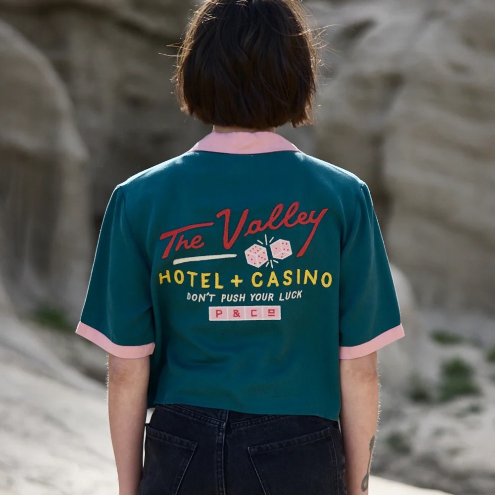 P&Co Cropped Turf Valley Bowling Shirt